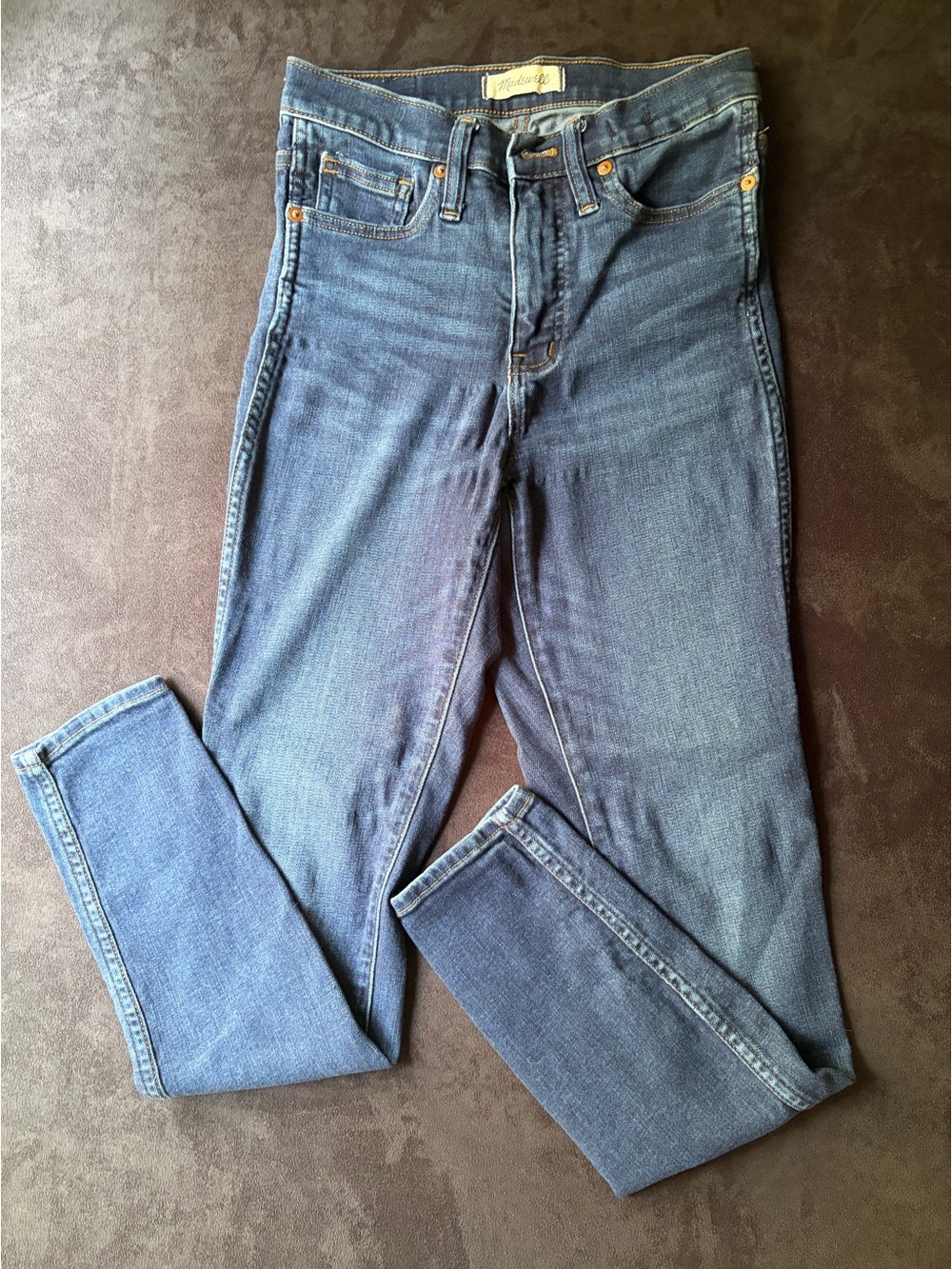 Madewell Women's Skinny Jeans in Medium Blue Wash